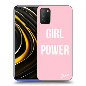 Picasee silikonový průhledný obal pro Xiaomi Poco M3 - Girl power
