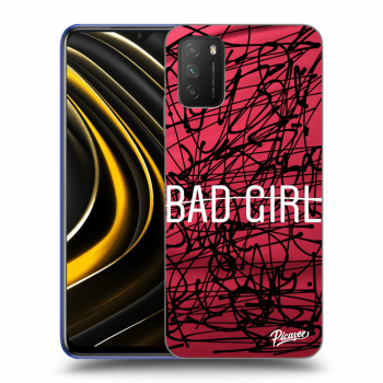 Picasee silikonový černý obal pro Xiaomi Poco M3 - Bad girl