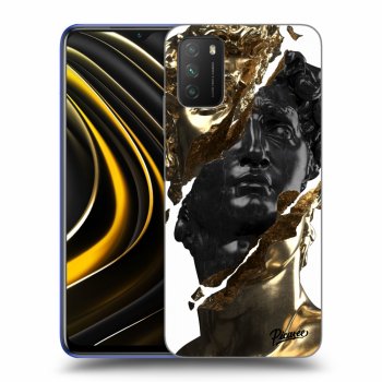 Obal pro Xiaomi Poco M3 - Gold - Black