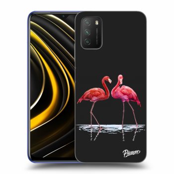 Obal pro Xiaomi Poco M3 - Flamingos couple