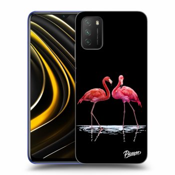 Obal pro Xiaomi Poco M3 - Flamingos couple