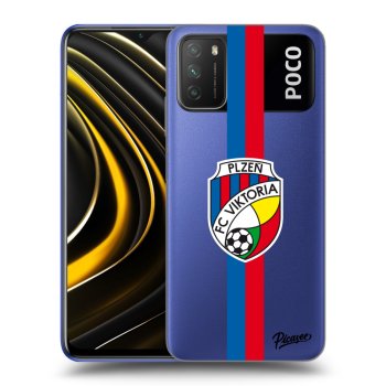 Picasee silikonový průhledný obal pro Xiaomi Poco M3 - FC Viktoria Plzeň H
