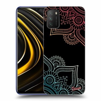 Obal pro Xiaomi Poco M3 - Flowers pattern