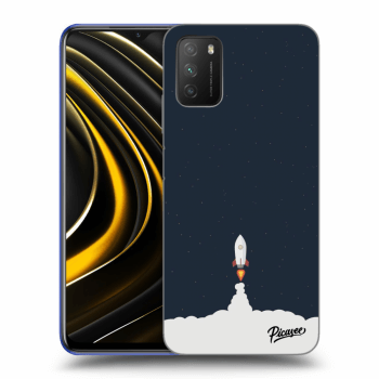 Picasee silikonový černý obal pro Xiaomi Poco M3 - Astronaut 2