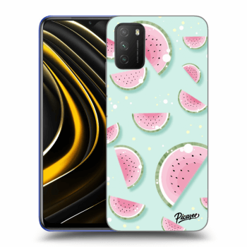 Picasee silikonový černý obal pro Xiaomi Poco M3 - Watermelon 2