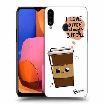Obal pro Samsung Galaxy A20s - Cute coffee