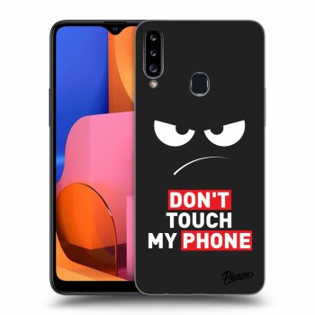 Obal pro Samsung Galaxy A20s - Angry Eyes - Transparent