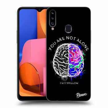 Obal pro Samsung Galaxy A20s - Brain - White