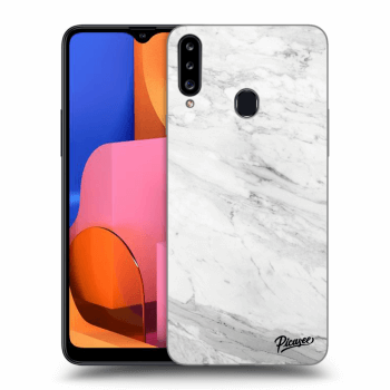 Obal pro Samsung Galaxy A20s - White marble