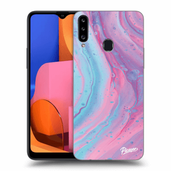 Obal pro Samsung Galaxy A20s - Pink liquid