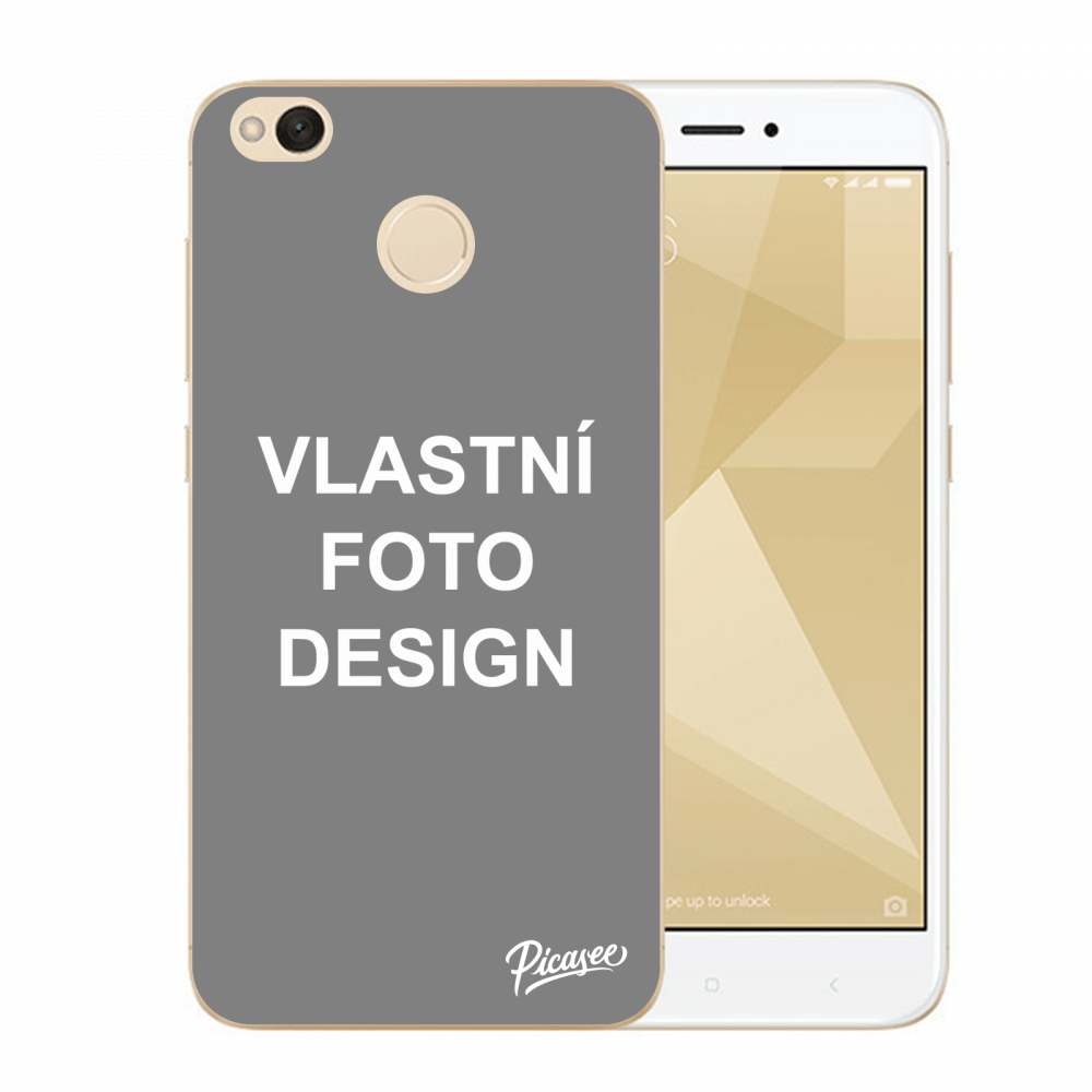 Picasee plastový průhledný obal pro Xiaomi Redmi 4X Global - Vlastní fotka/motiv