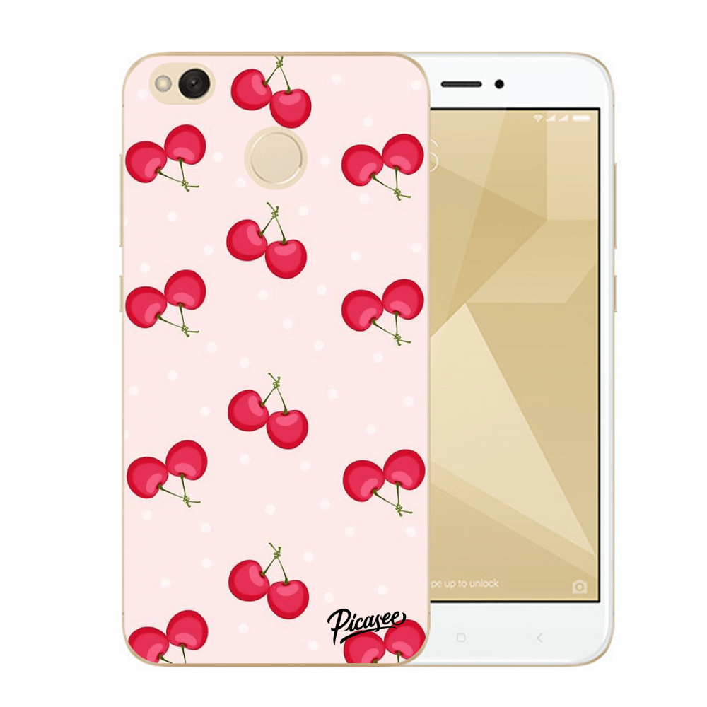 Picasee plastový průhledný obal pro Xiaomi Redmi 4X Global - Cherries