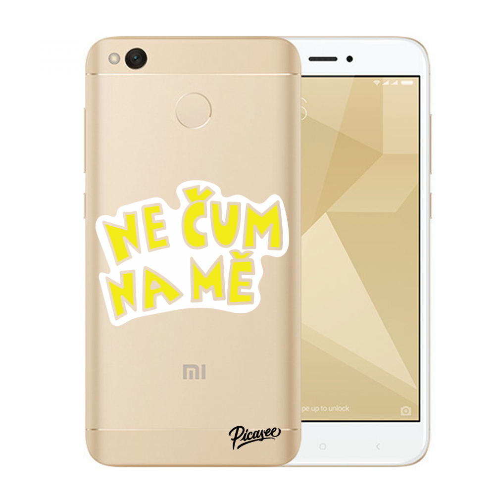 Picasee silikonový průhledný obal pro Xiaomi Redmi 4X Global - Nečum na mě