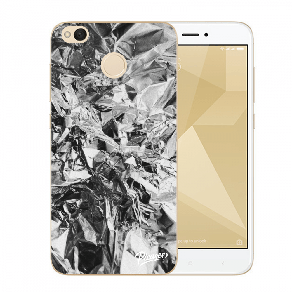 Picasee silikonový průhledný obal pro Xiaomi Redmi 4X Global - Chrome
