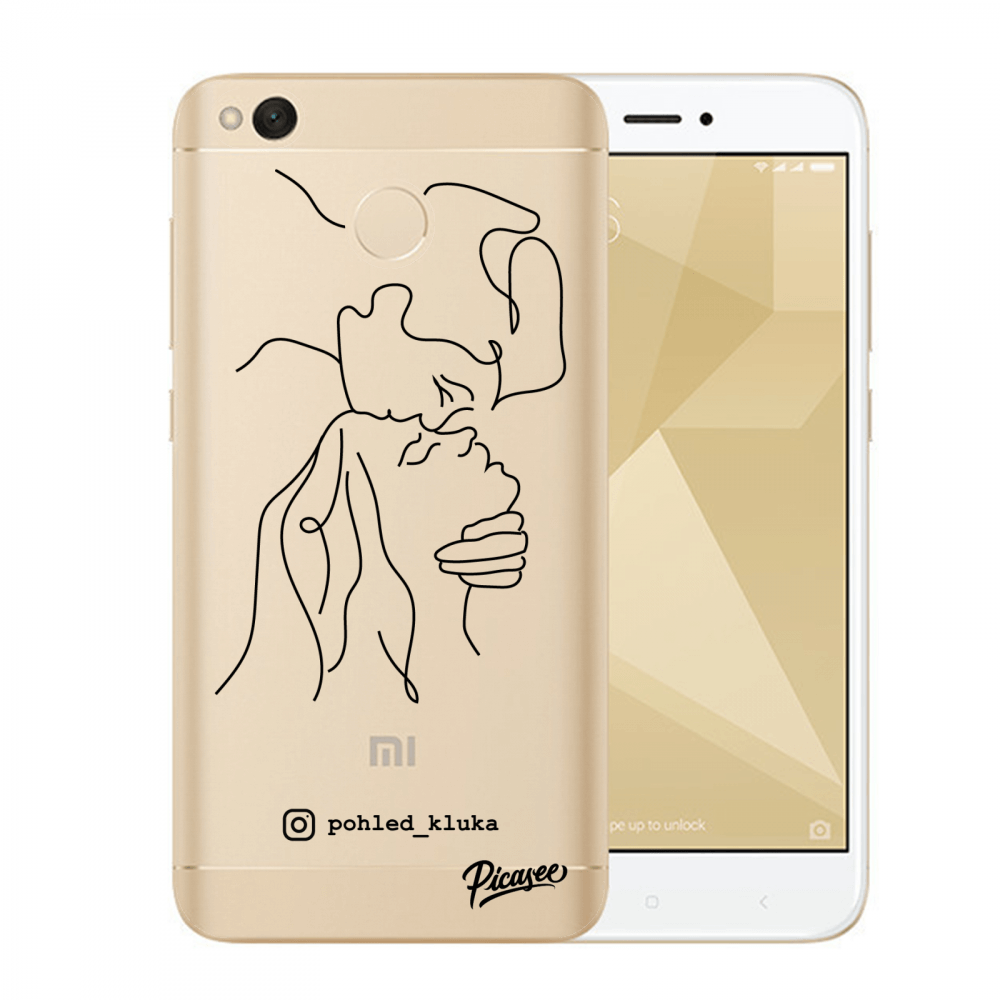 Picasee silikonový průhledný obal pro Xiaomi Redmi 4X Global - Forehead kiss