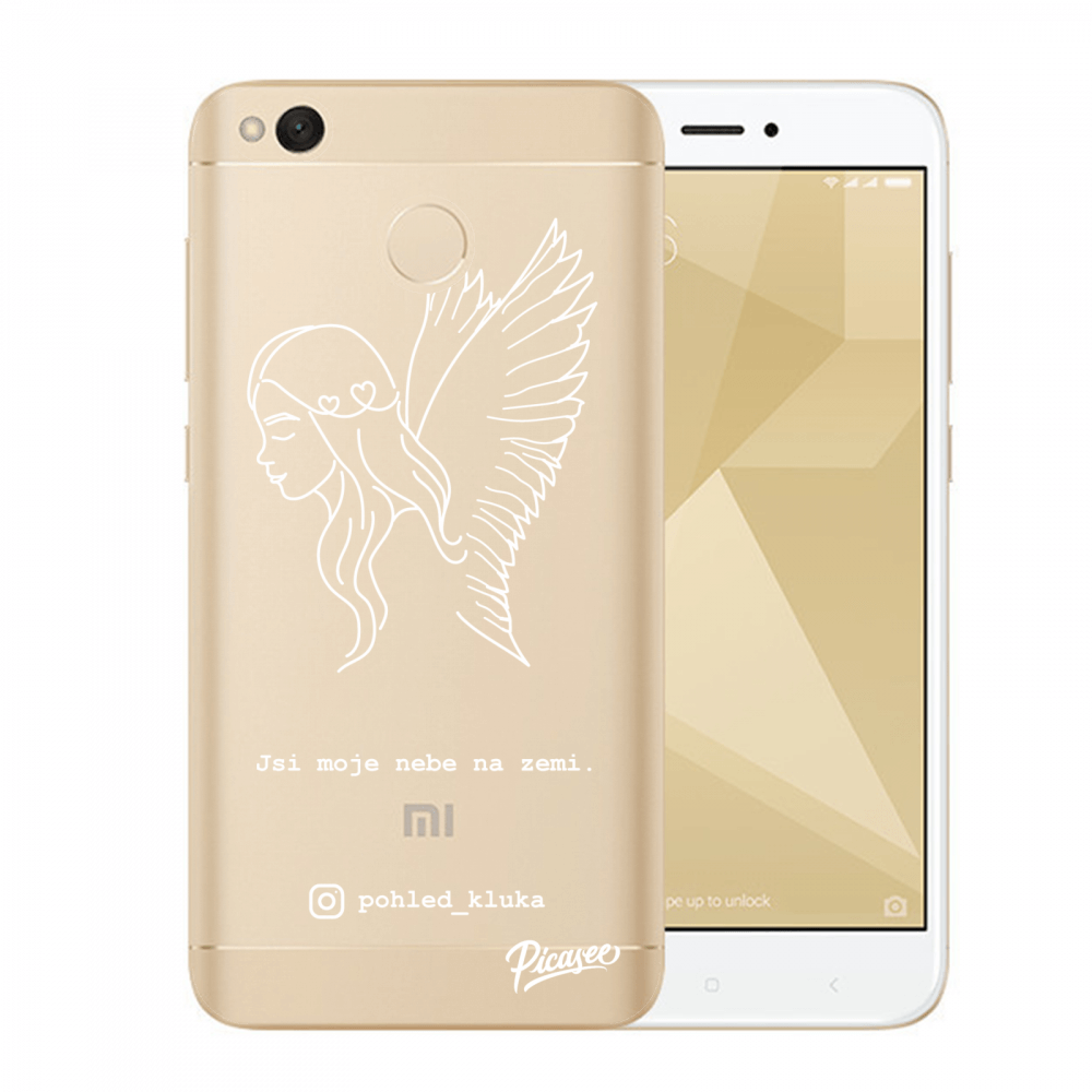 Picasee plastový průhledný obal pro Xiaomi Redmi 4X Global - Heaven White