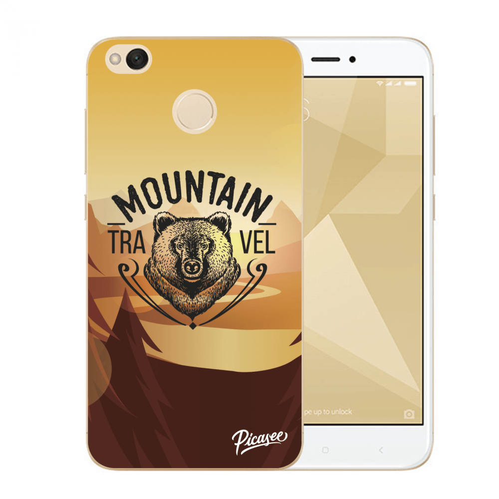 Picasee plastový průhledný obal pro Xiaomi Redmi 4X Global - Mountain bear