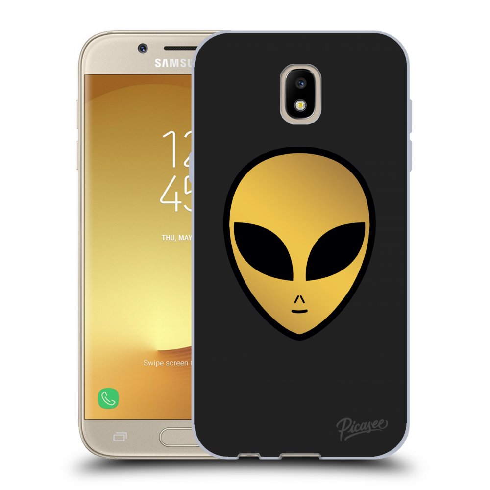 Picasee silikonový černý obal pro Samsung Galaxy J5 2017 J530F - Earth - Alien