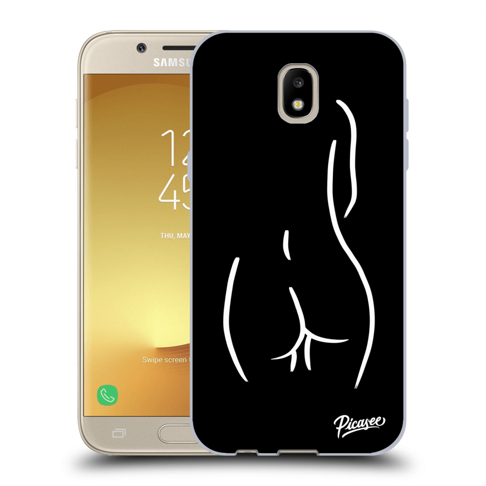 Picasee silikonový černý obal pro Samsung Galaxy J5 2017 J530F - Svlečená Bílá