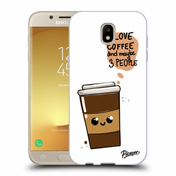 Picasee silikonový černý obal pro Samsung Galaxy J5 2017 J530F - Cute coffee