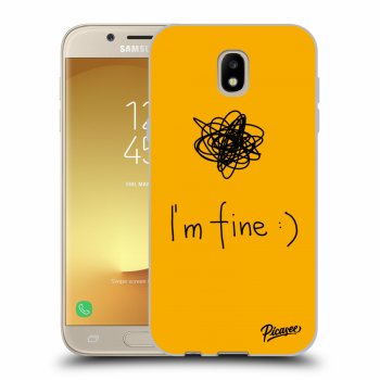 Picasee silikonový průhledný obal pro Samsung Galaxy J5 2017 J530F - I am fine