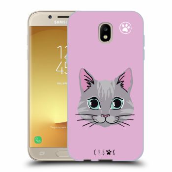 Picasee silikonový černý obal pro Samsung Galaxy J5 2017 J530F - Chybí mi kočky - Růžová