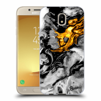 Picasee silikonový černý obal pro Samsung Galaxy J5 2017 J530F - Black Gold 2