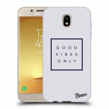 Picasee silikonový průhledný obal pro Samsung Galaxy J5 2017 J530F - Good vibes only