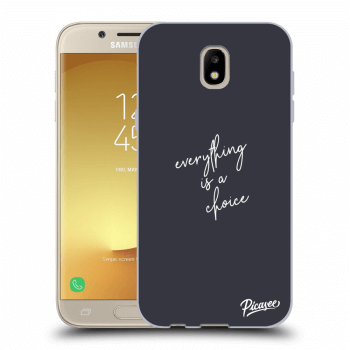 Picasee silikonový průhledný obal pro Samsung Galaxy J5 2017 J530F - Everything is a choice