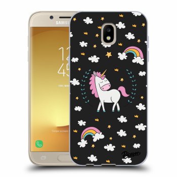 Picasee silikonový černý obal pro Samsung Galaxy J5 2017 J530F - Unicorn star heaven