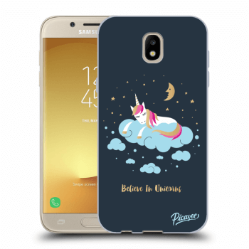 Picasee silikonový průhledný obal pro Samsung Galaxy J5 2017 J530F - Believe In Unicorns