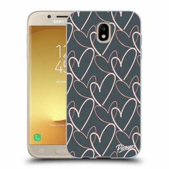 Picasee silikonový průhledný obal pro Samsung Galaxy J5 2017 J530F - Lots of love