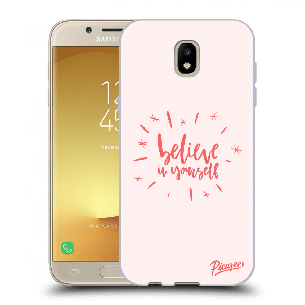 Picasee silikonový průhledný obal pro Samsung Galaxy J5 2017 J530F - Believe in yourself