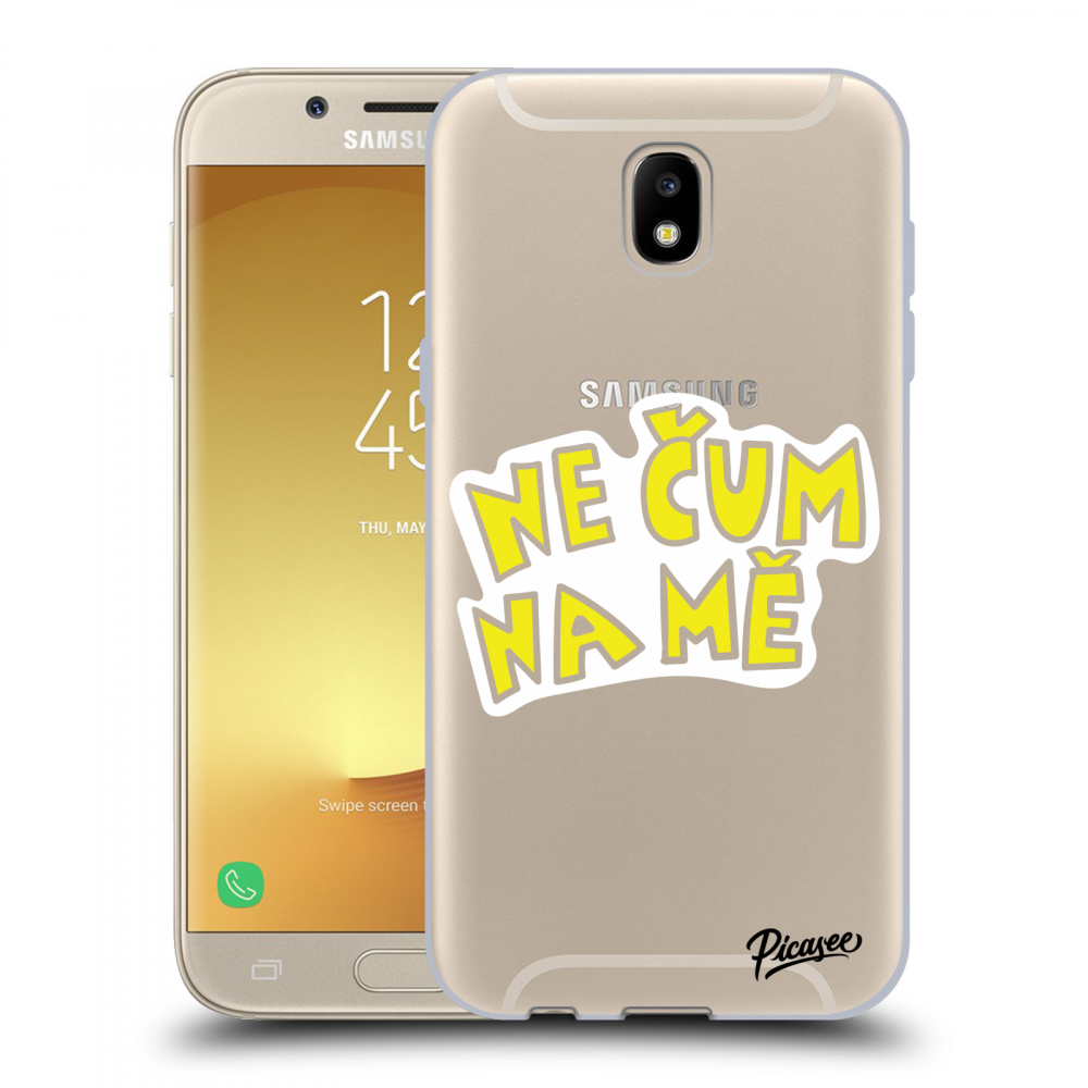 Picasee silikonový průhledný obal pro Samsung Galaxy J5 2017 J530F - Nečum na mě
