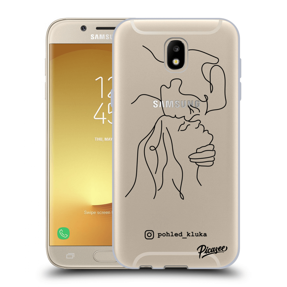 Picasee silikonový průhledný obal pro Samsung Galaxy J5 2017 J530F - Forehead kiss