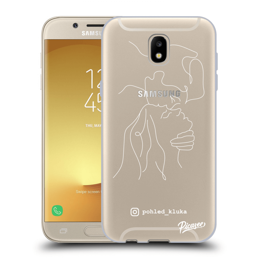 Picasee silikonový průhledný obal pro Samsung Galaxy J5 2017 J530F - Forehead kiss White