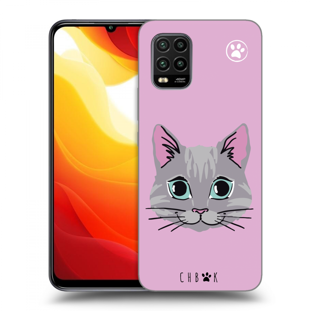 Picasee silikonový průhledný obal pro Xiaomi Mi 10 Lite - Chybí mi kočky - Růžová