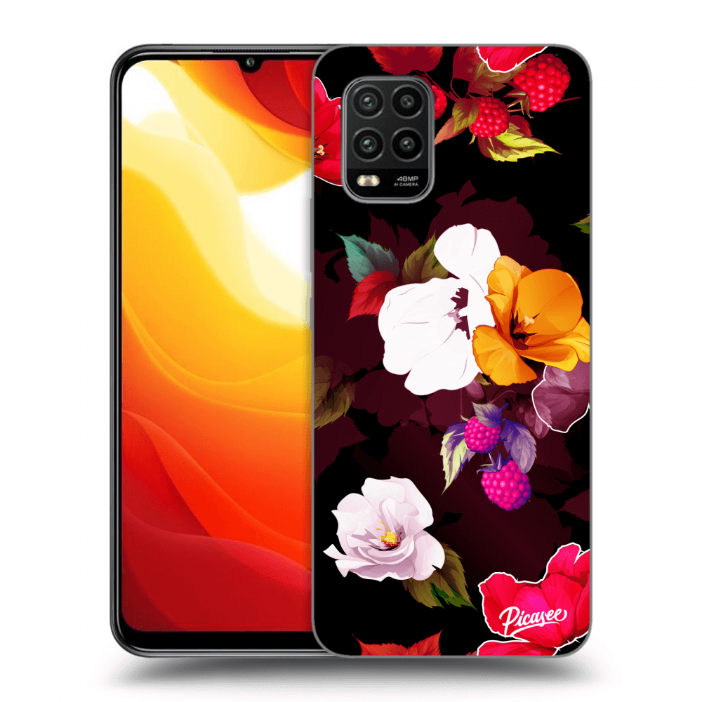 Picasee silikonový průhledný obal pro Xiaomi Mi 10 Lite - Flowers and Berries