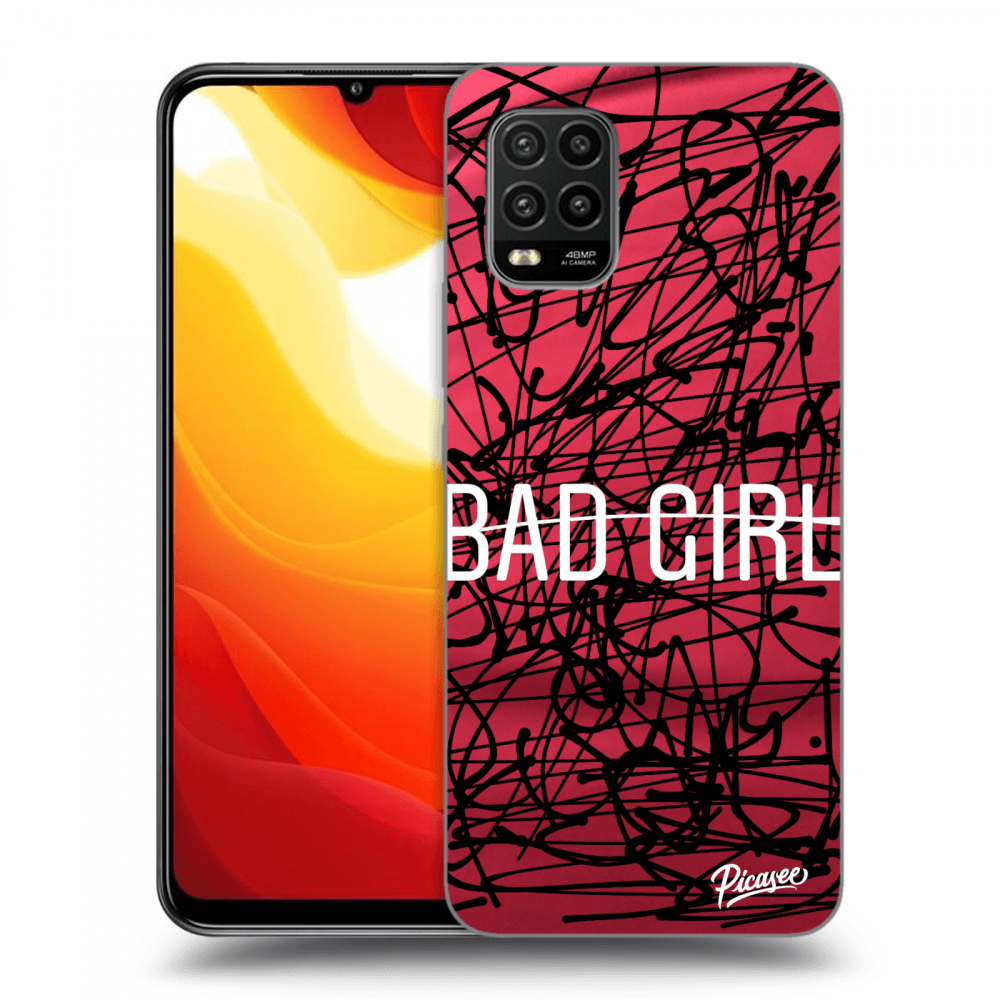 Picasee silikonový černý obal pro Xiaomi Mi 10 Lite - Bad girl