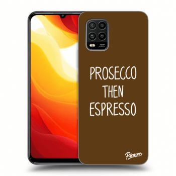 Picasee silikonový průhledný obal pro Xiaomi Mi 10 Lite - Prosecco then espresso
