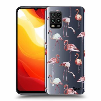 Picasee silikonový průhledný obal pro Xiaomi Mi 10 Lite - Flamingos