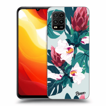 Picasee silikonový černý obal pro Xiaomi Mi 10 Lite - Rhododendron