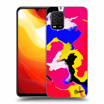 Picasee silikonový černý obal pro Xiaomi Mi 10 Lite - Watercolor