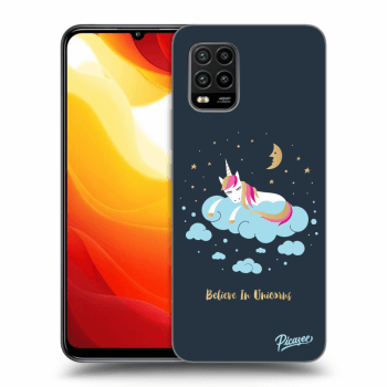 Picasee silikonový černý obal pro Xiaomi Mi 10 Lite - Believe In Unicorns