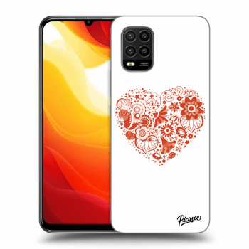 Picasee silikonový černý obal pro Xiaomi Mi 10 Lite - Big heart