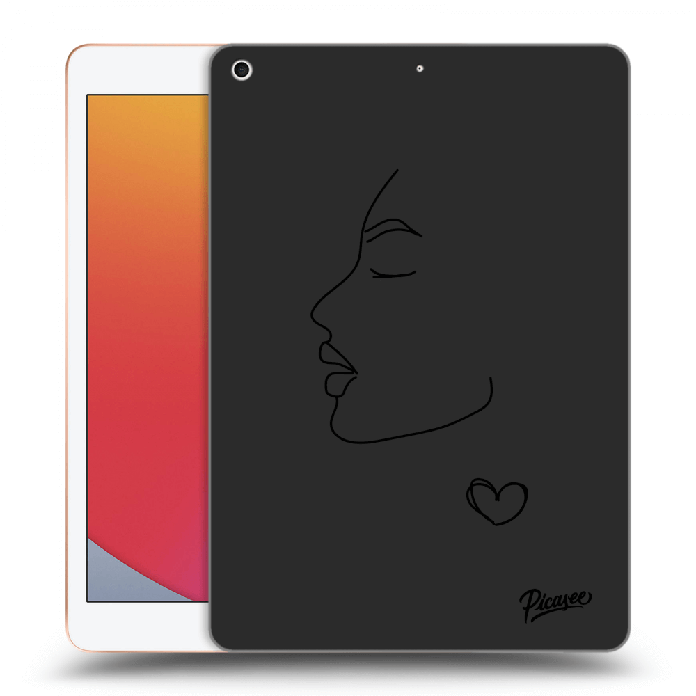 Picasee silikonový černý obal pro Apple iPad 10.2" 2020 (8. gen) - Couple girl