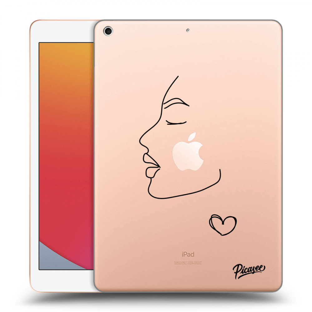 Picasee silikonový průhledný obal pro Apple iPad 10.2" 2020 (8. gen) - Couple girl