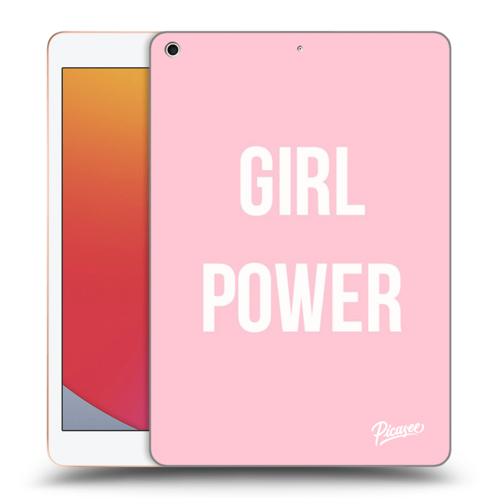 Picasee silikonový průhledný obal pro Apple iPad 10.2" 2020 (8. gen) - Girl power