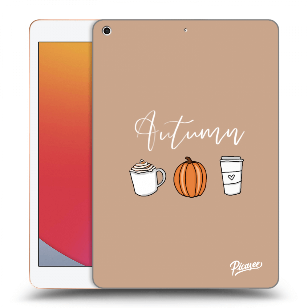 Picasee silikonový průhledný obal pro Apple iPad 10.2" 2020 (8. gen) - Autumn