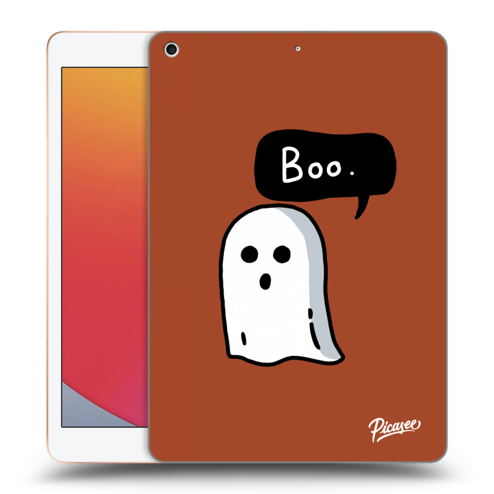 Picasee silikonový černý obal pro Apple iPad 10.2" 2020 (8. gen) - Boo